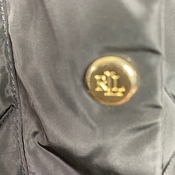 NEW LAUREN RALPH LAUREN QUILTED PARKA BLACK DOWN - Picture 11 of 16